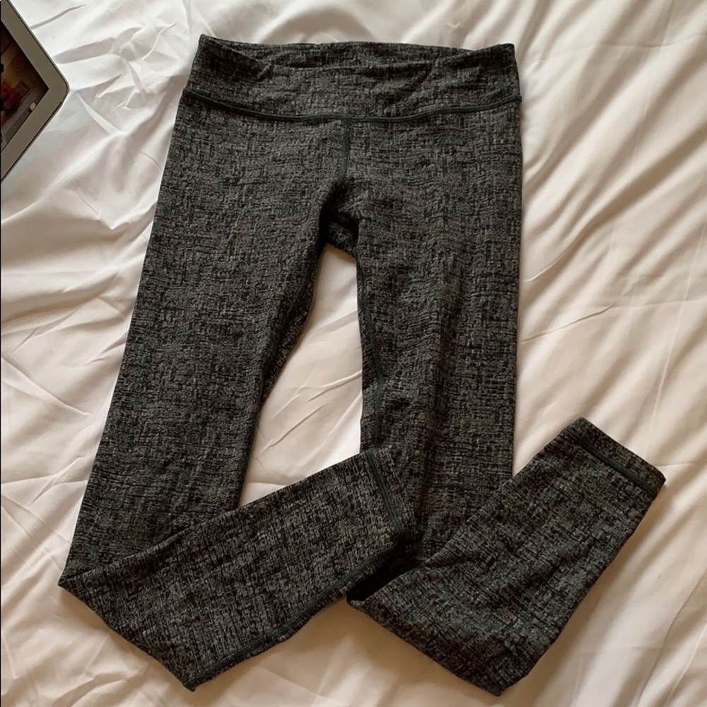 Ivivva kids lulu lemon grey design leggings